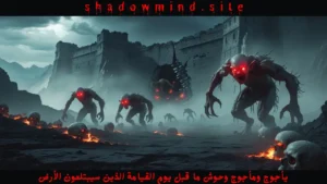 يأجوج ومأجوج وحوش ما قبل يوم القيامة الذين سيبتلعون الأرض